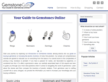 Tablet Screenshot of gemstoneguru.com